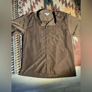 Marquis polyester button shirt
